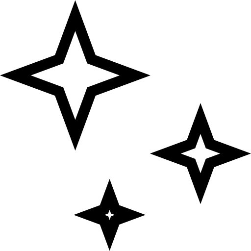 星星 PNG透明元素免抠图素材 16素材网编号:76832