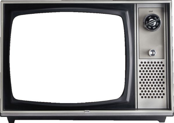 旧电视 PNG免抠图透明素材 16设计网编号:39251