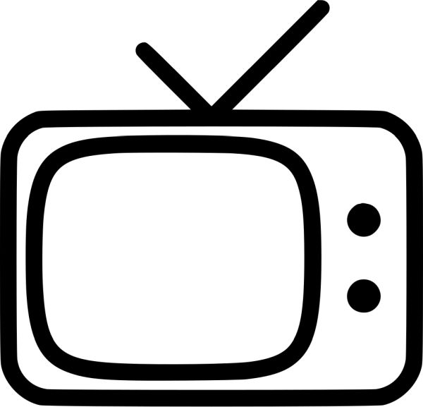 旧电视 PNG透明元素免抠图素材 16素材网编号:39255