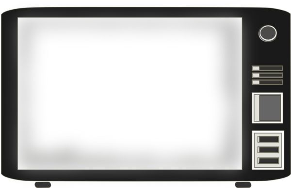 旧电视 PNG透明元素免抠图素材 16素材网编号:39291
