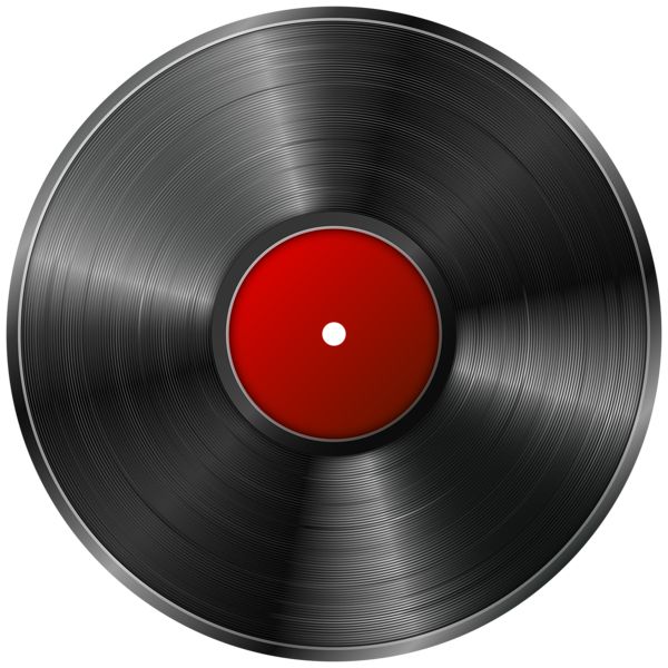 黑胶唱片 PNG透明背景免抠图元素 16图库网编号:82696