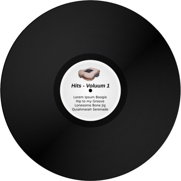 黑胶唱片 PNG透明元素免抠图素材 16素材网编号:82649