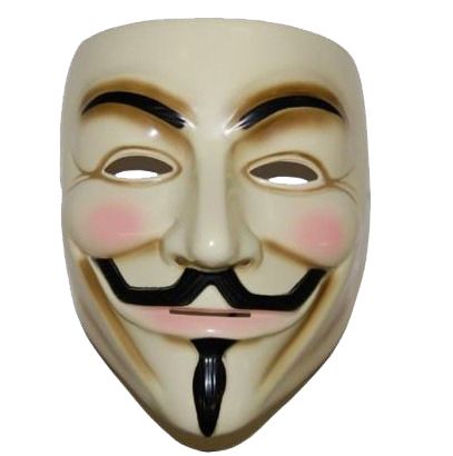 匿名面具 PNG免抠图透明素材 普贤居素材编号:25784