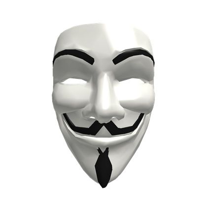 匿名面具 PNG透明元素免抠图素材 16素材网编号:25786