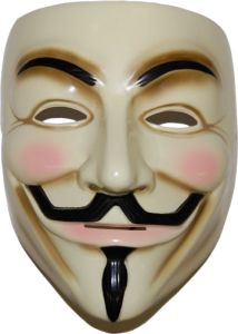 匿名面具 PNG透明背景免抠图元素 素材中国编号:25788
