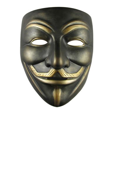 匿名面具 PNG免抠图透明素材 普贤居素材编号:25771