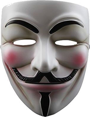 匿名面具 PNG透明背景免抠图元素 素材中国编号:25774