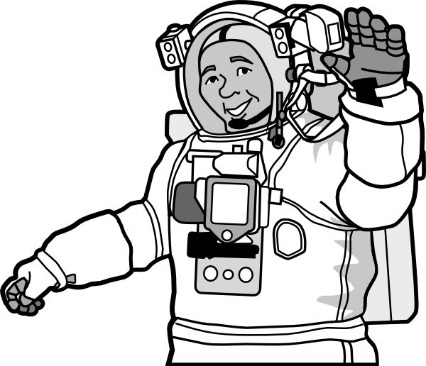 宇航员 PNG透明背景免抠图元素 16图库网编号:41850