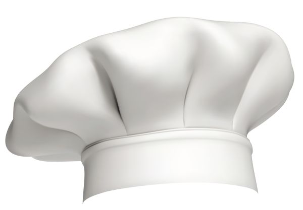 厨师帽 PNG透明元素免抠图素材 16素材网编号:38810
