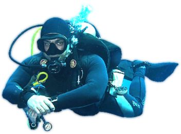 潜水员 PNG透明背景免抠图元素 16图库网编号:45655
