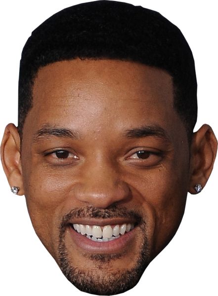 Will smith face PNG image 图片编号:5645