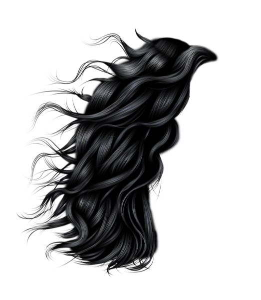 女性头发PNG透明背景免抠图元素 16图库网编号:5637
