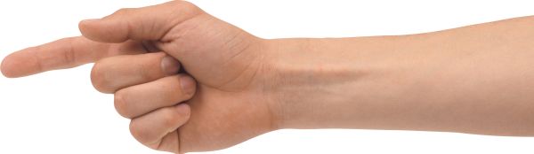 一只手指的手 手PNG，手图片免费图片编号:956