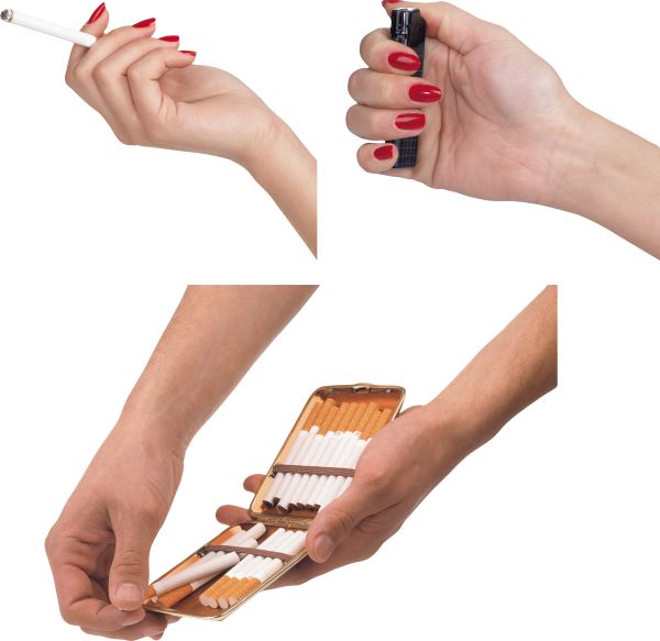 香烟在手PNG透明元素免抠图素材 16素材网编号:98545
