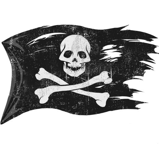 海贼旗PNG透明背景免抠图元素 素材