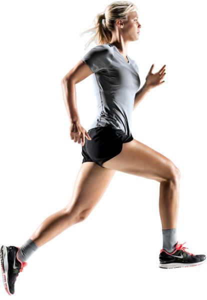 奔跑的女人PNG透明背景免抠图元素 16图库网编号:11650