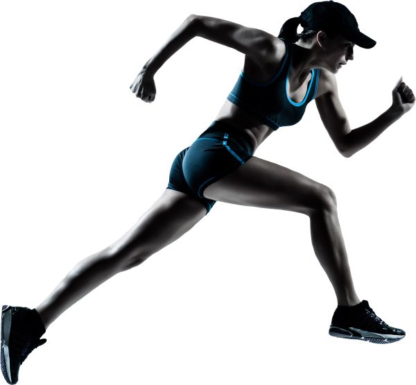 奔跑的女人PNG透明背景免抠图元素 16图库网编号:11679