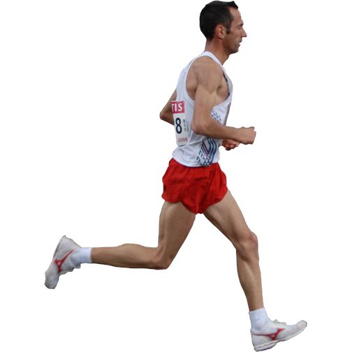 Runner man PNG image 图片编号:11