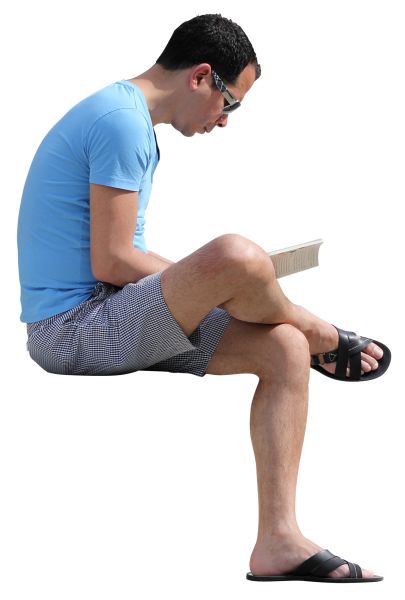 坐着的男人 PNG免抠图透明素材 16设计网编号:11504