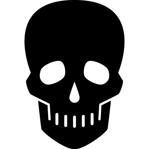 骷髅标志PNG透明背景免抠图元素 16图库网编号:5540