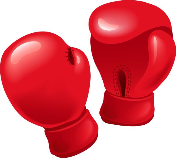 红色拳击手套PNG透明背景免抠图元素 素材中国编号:10490