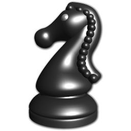 国际象棋马图标PNG透明背景免抠图元素 16图库网编号:8420