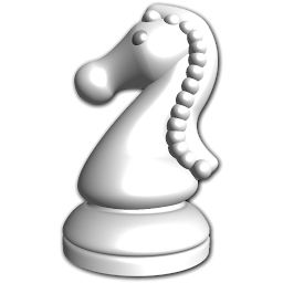 国际象棋马图标PNG免抠图透明素材 普贤居素材编号:8438
