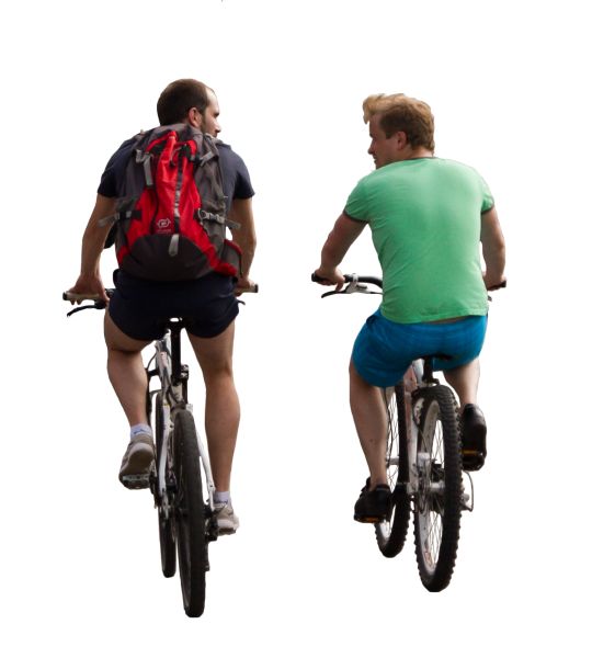 骑自行车的人 PNG免抠图透明素材 16设计网编号:55649