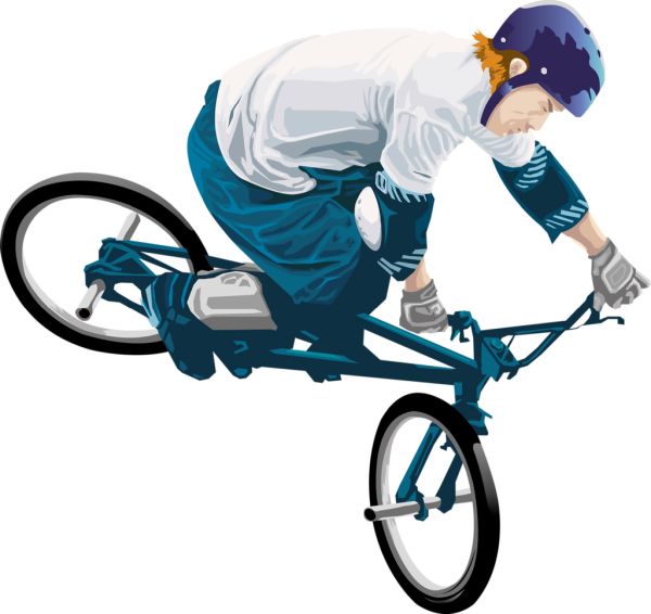 骑自行车的人 PNG透明元素免抠图素材 16素材网编号:55637