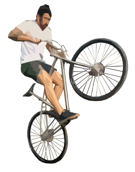 骑自行车的人 PNG免抠图透明素材 16设计网编号:55674