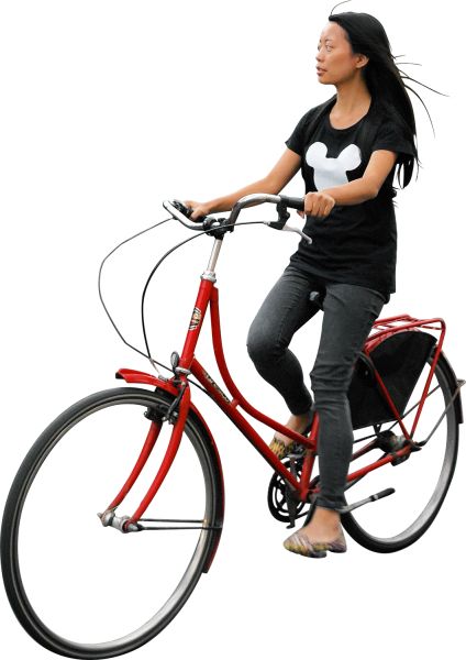 骑自行车的人 PNG透明背景免抠图元素 16图库网编号:55639