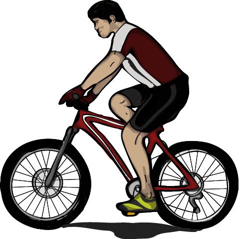 骑自行车的人 PNG免抠图透明素材 素材中国编号:55685