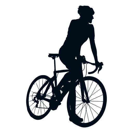 骑自行车的人 PNG免抠图透明素材 16设计网编号:55712