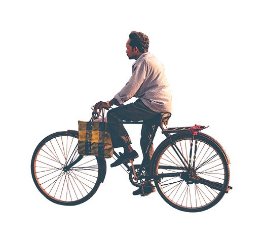 骑自行车的人 PNG透明元素免抠图素材 16素材网编号:55718