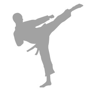 Karate siluete PNG透明背景免抠图元素 16图库网编号:55583