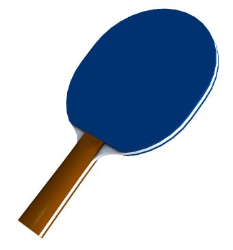 乒乓球拍PNG免抠图透明素材 16设计网编号:10378
