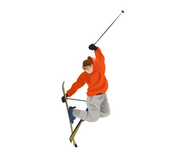 滑雪PNG免抠图透明素材 16设计网编号:38219