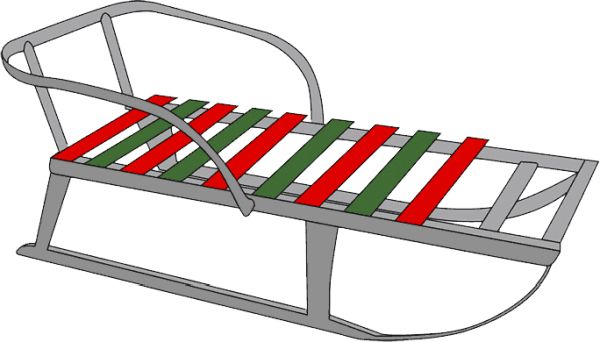 雪橇 PNG免抠图透明素材 16设计网编号:71742