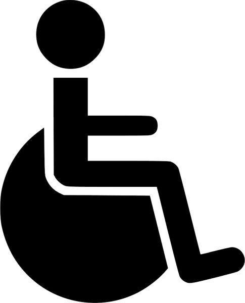 残疾人障碍符号PNG透明背景免抠图元素 16图库网编号:79864