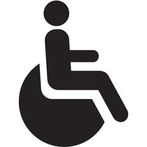 残疾人障碍符号PNG透明背景免抠图元素 16图库网编号:79959