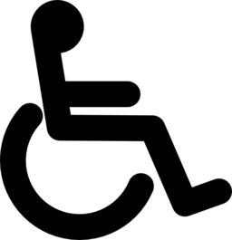 残疾人障碍符号PNG透明背景免抠图元素 16图库网编号:79988