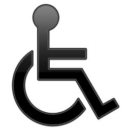 残疾人障碍符号PNG透明元素免抠图素材 16素材网编号:79932