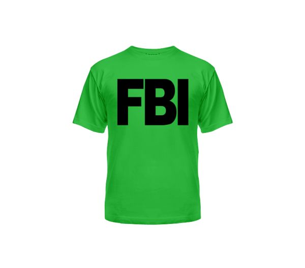 FBI衬衫PNG透明背景免抠图元素 16图库网编号:89202