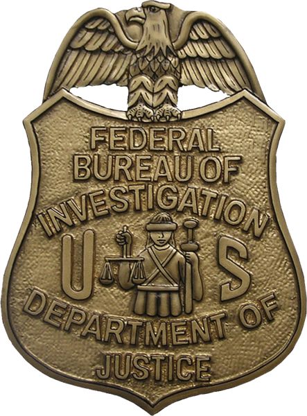 FBI徽章PNG免抠图透明素材 素材中国编号:89204