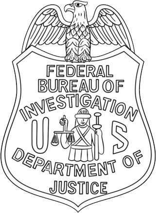 FBI徽章PNG免抠图透明素材 16设计网编号:89210