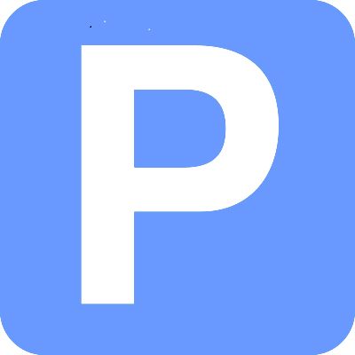 停车标志 PNG透明元素免抠图素材 1