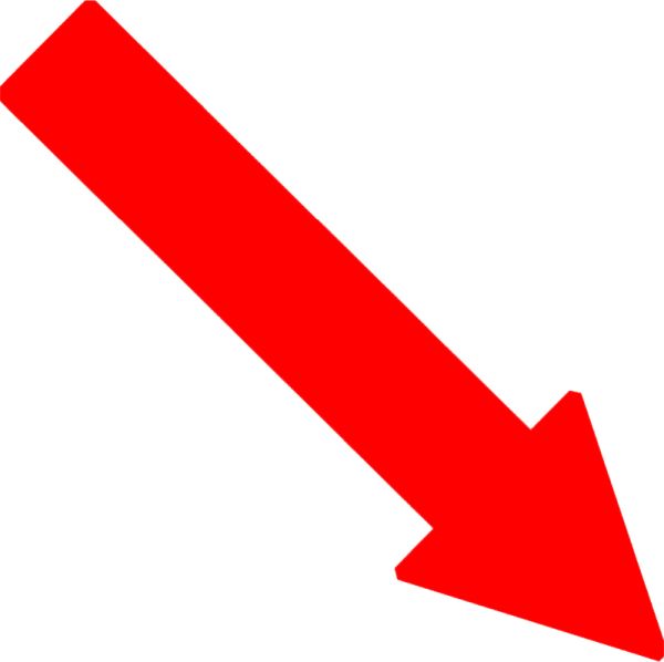 红色箭头 PNG透明背景免抠图元素 16图库网编号:92612