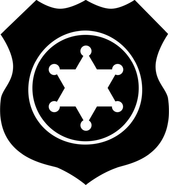 警长徽章PNG免抠图透明素材 16设计网编号:89290