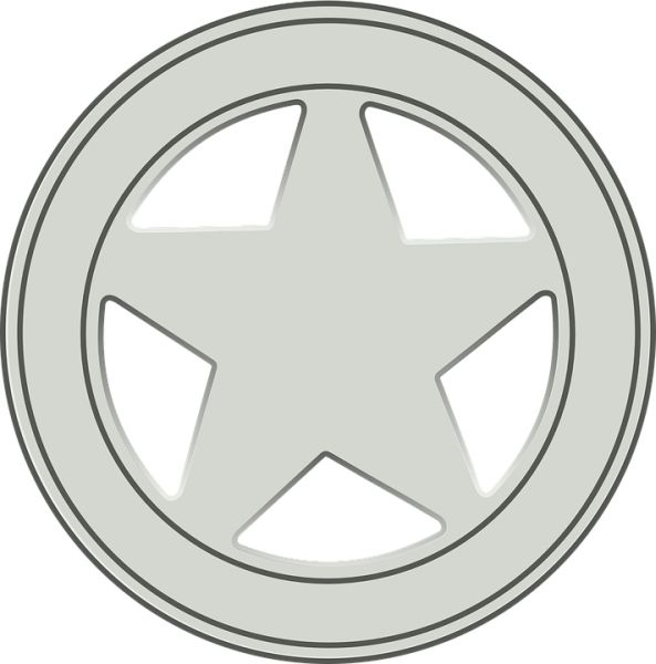 警长徽章PNG免抠图透明素材 16设计网编号:89301