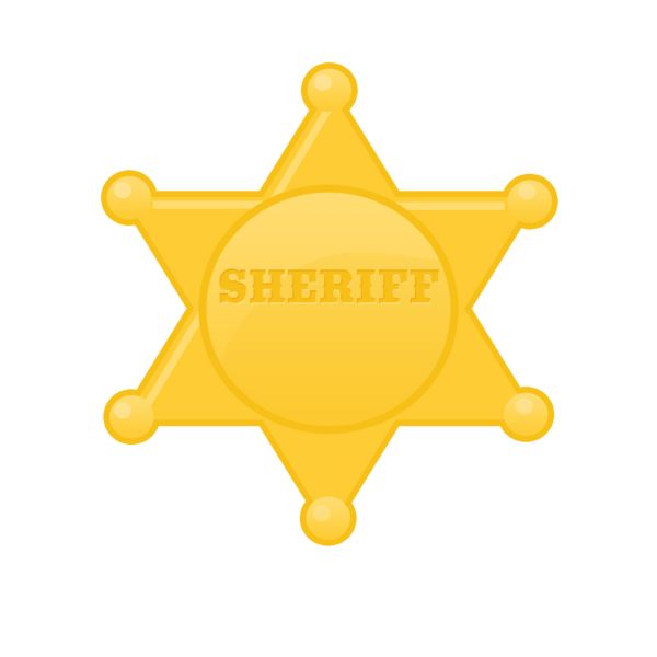 警长徽章PNG免抠图透明素材 16设计网编号:89303
